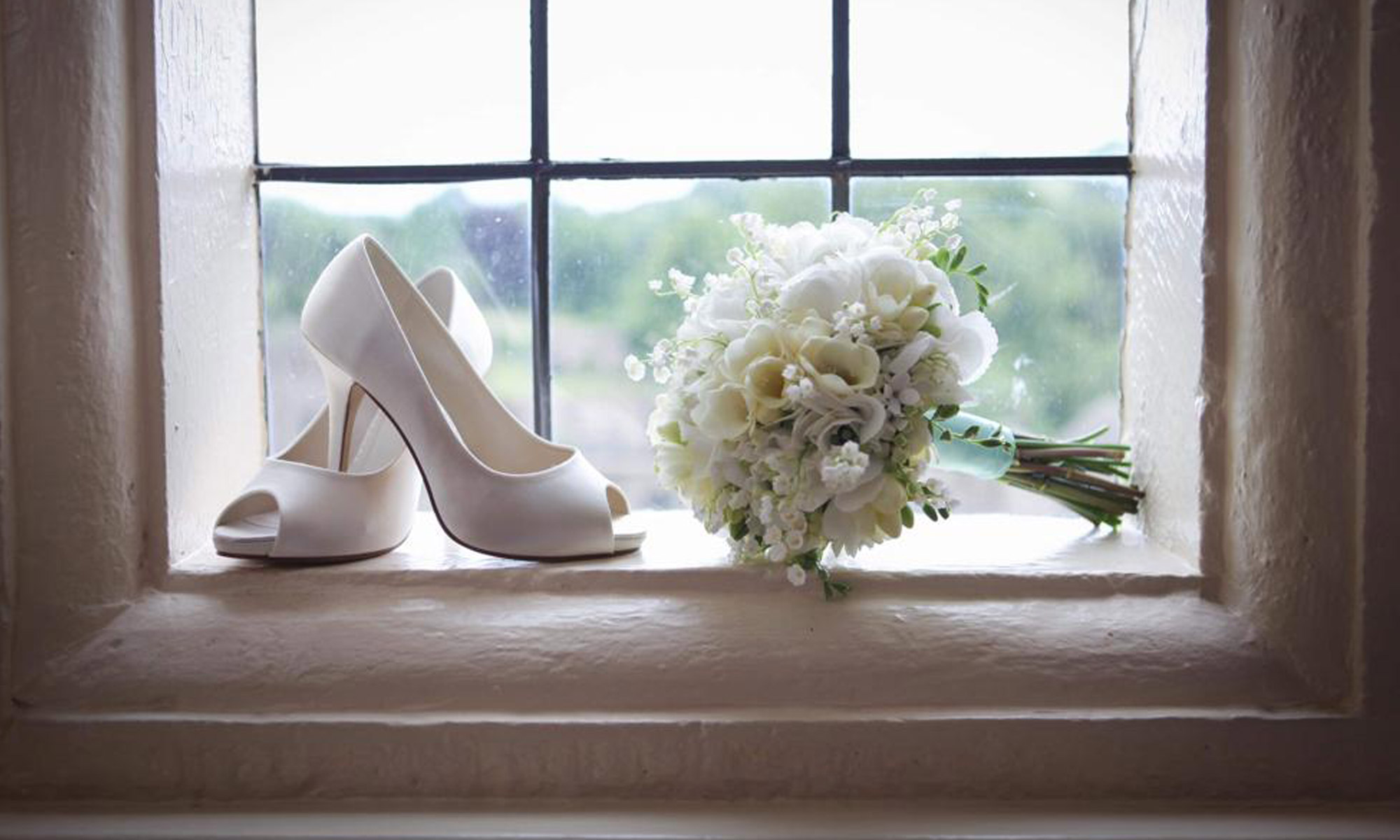 Bridal bouquet by The Willows Florist of Langstone